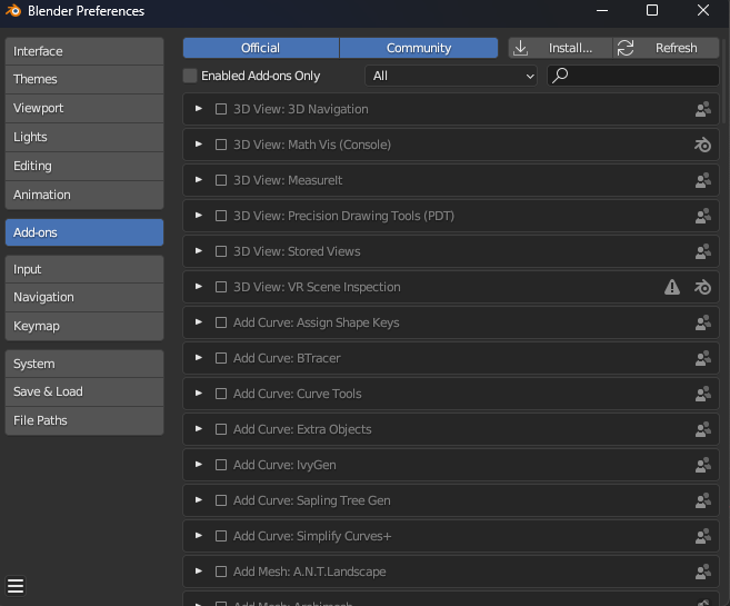 Blender Add-ons
